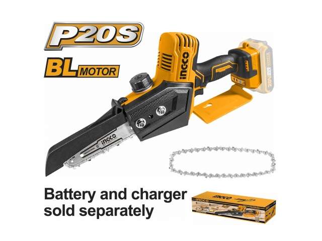 MINI MOTOSIERRA A BATERIA 20V 6" P20S INGCO CGSLI2068