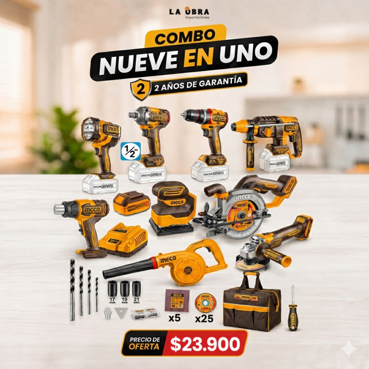 Combo 9 en 1