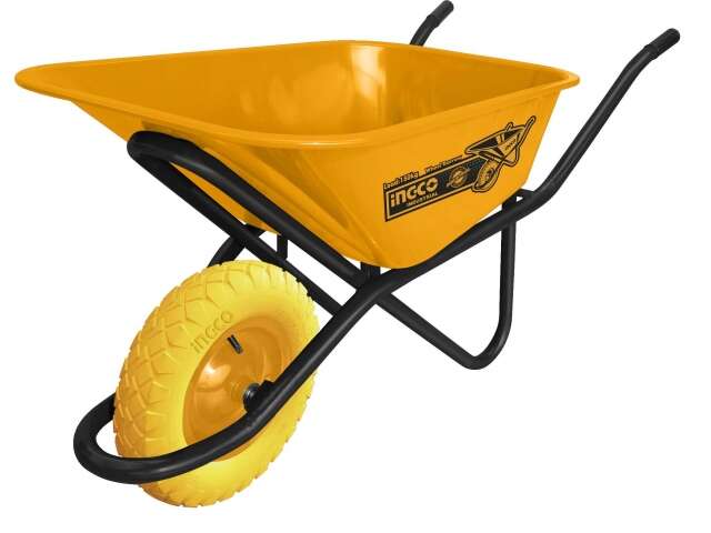 CARRETILLA REFORZADA 150KG RUEDA DE GOMA INGCO HHWB64018GPU