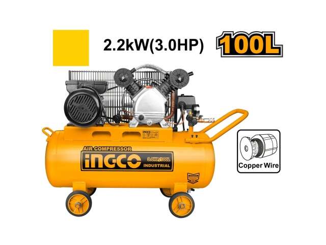 COMPRESOR 100LTS (MOD NUEVO) AC1301008 INGCO 