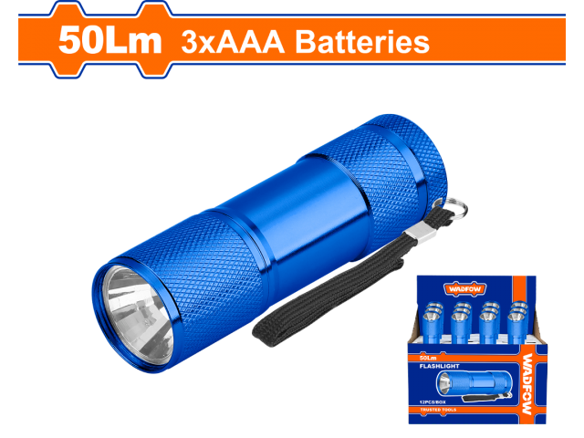LINTERNA 50LM 30METROS 3XAAA WADFOW WFL2J03