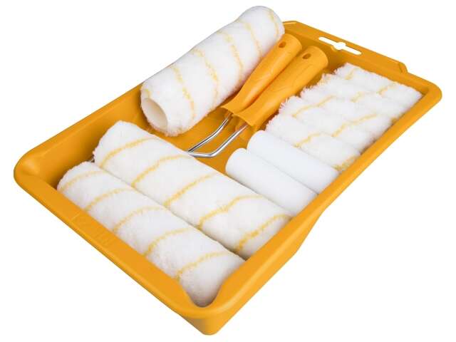 RODILLO KIT 13 EN 1 RODILLO PINCEL BANDEJA INGCO