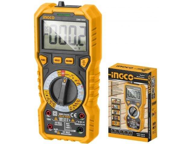 TESTER MULTIMETRO DIGITAL DM7502 INGCO